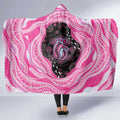 Australia Mother's Day Hooded Blanket Best Mum Ever Pink Version