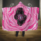 Australia Mother's Day Hooded Blanket Best Mum Ever Pink Version
