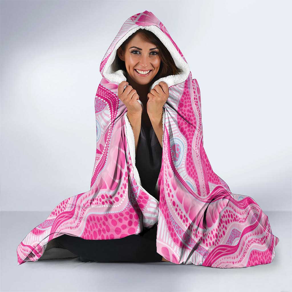 Australia Mother's Day Hooded Blanket Best Mum Ever Pink Version