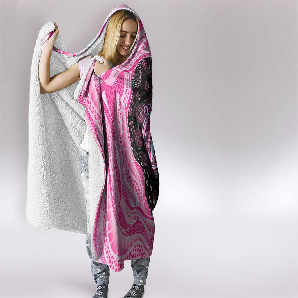 Australia Mother's Day Hooded Blanket Best Mum Ever Pink Version