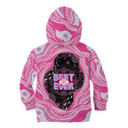 Australia Mother's Day Kid Hoodie Best Mum Ever Pink Version