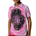 Australia Mother's Day Kid Polo Shirt Best Mum Ever Pink Version