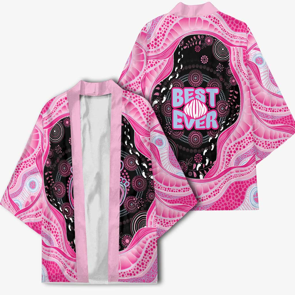 Australia Mother's Day Kimono Best Mum Ever Pink Version
