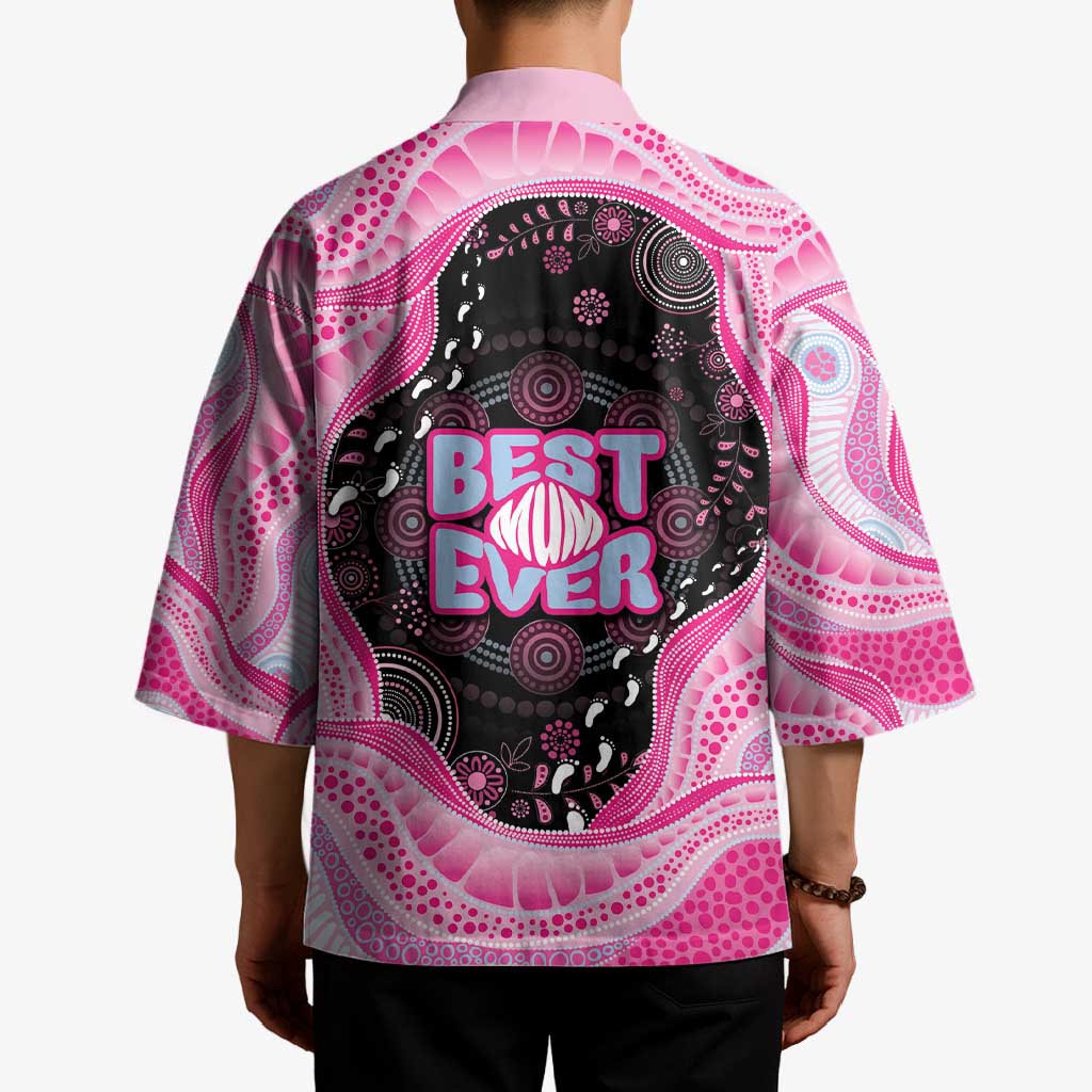 Australia Mother's Day Kimono Best Mum Ever Pink Version