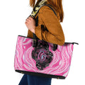 Australia Mother's Day Leather Tote Bag Best Mum Ever Pink Version