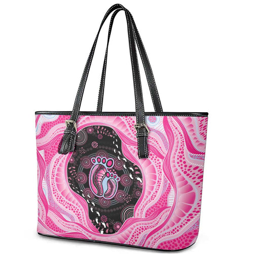 Australia Mother's Day Leather Tote Bag Best Mum Ever Pink Version