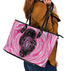 Australia Mother's Day Leather Tote Bag Best Mum Ever Pink Version