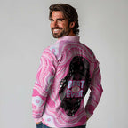 Australia Mother's Day Long Sleeve Polo Shirt Best Mum Ever Pink Version