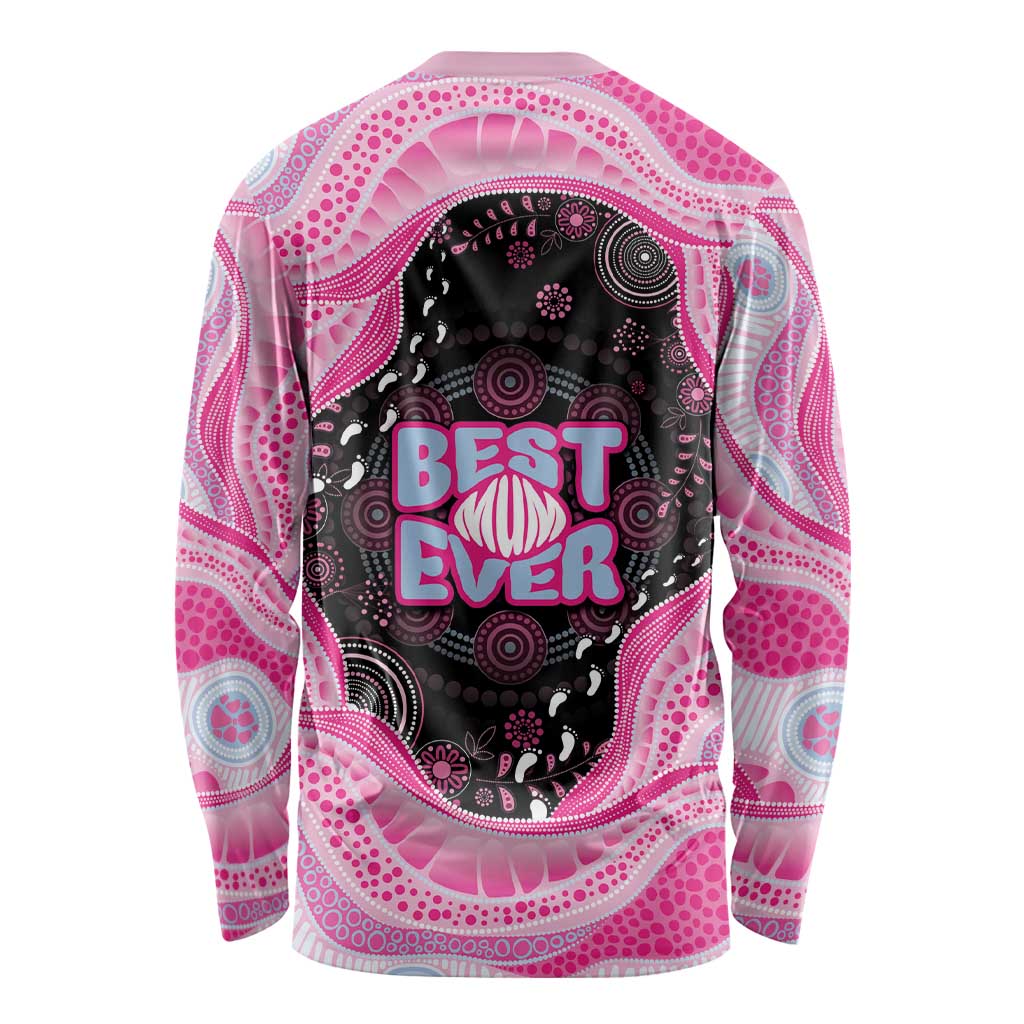 Australia Mother's Day Long Sleeve Shirt Best Mum Ever Pink Version