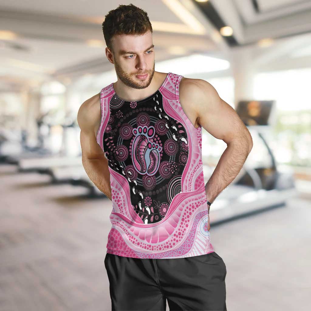 Australia Mother's Day Men Tank Top Best Mum Ever Pink Version