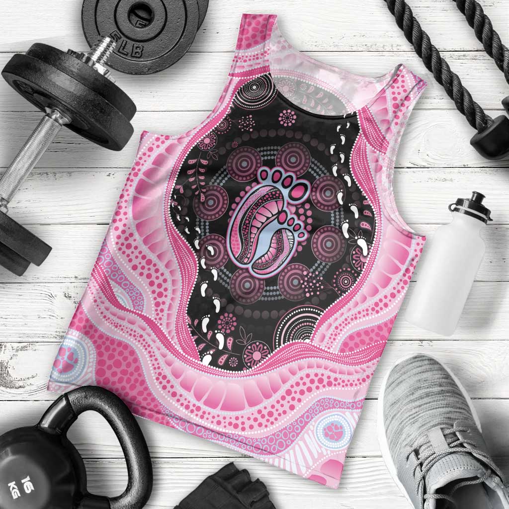 Australia Mother's Day Men Tank Top Best Mum Ever Pink Version