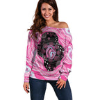 Australia Mother's Day Off Shoulder Sweater Best Mum Ever Pink Version