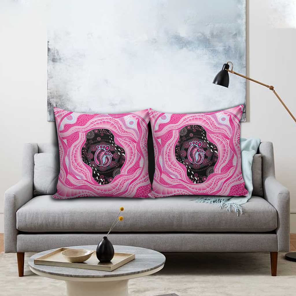 Australia Mother's Day Pillow Cover Best Mum Ever Pink Version