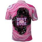 Australia Mother's Day Polo Shirt Best Mum Ever Pink Version