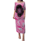Australia Mother's Day Puletasi Best Mum Ever Pink Version