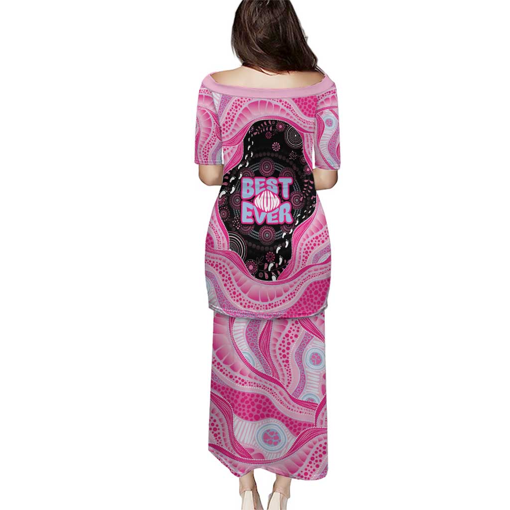 Australia Mother's Day Puletasi Best Mum Ever Pink Version
