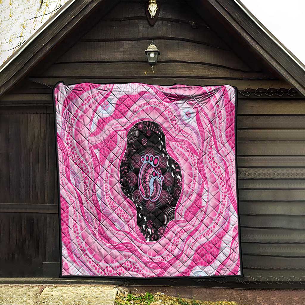 Australia Mother's Day Quilt Best Mum Ever Pink Version