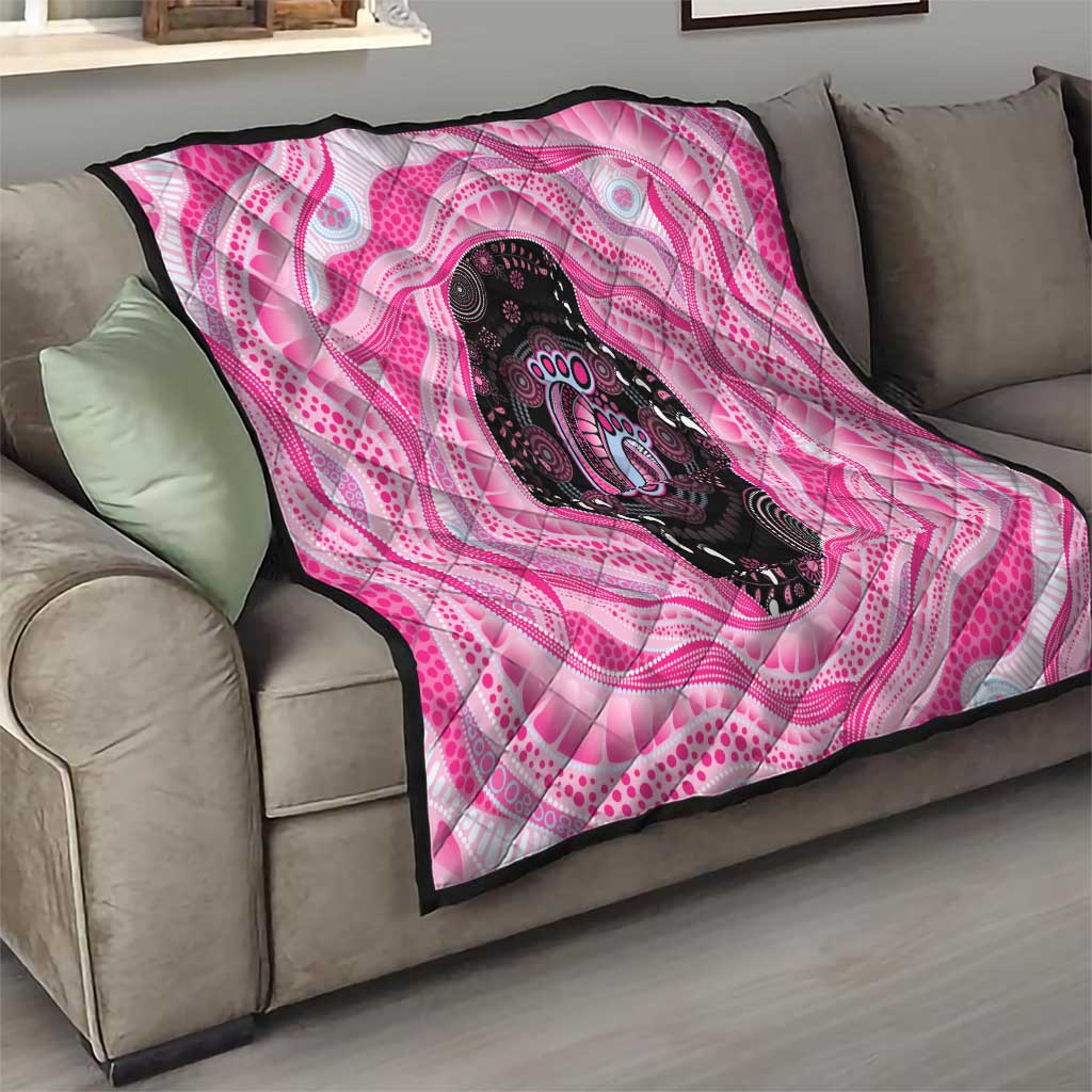 Australia Mother's Day Quilt Best Mum Ever Pink Version