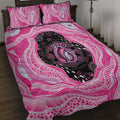 Australia Mother's Day Quilt Bed Set Best Mum Ever Pink Version