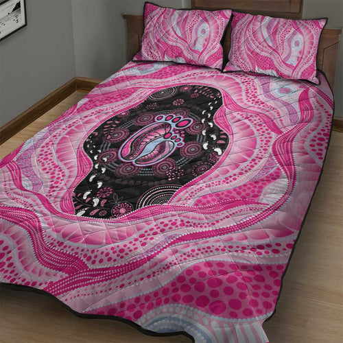 Australia Mother's Day Quilt Bed Set Best Mum Ever Pink Version