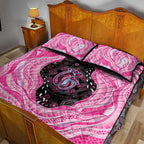 Australia Mother's Day Quilt Bed Set Best Mum Ever Pink Version