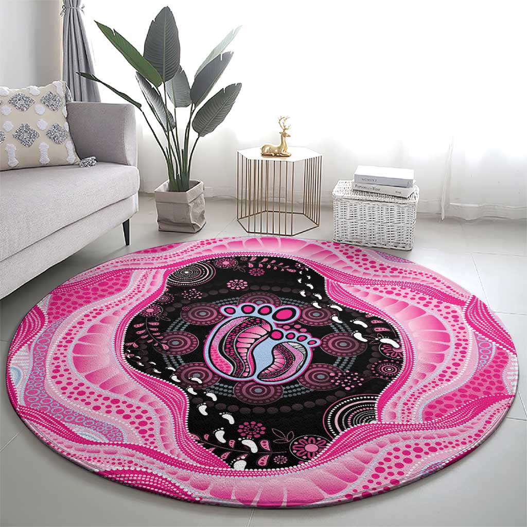 Australia Mother's Day Round Carpet Best Mum Ever Pink Version