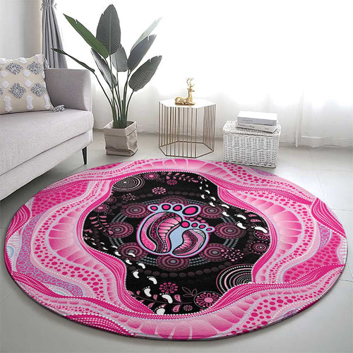 Australia Mother's Day Round Carpet Best Mum Ever Pink Version