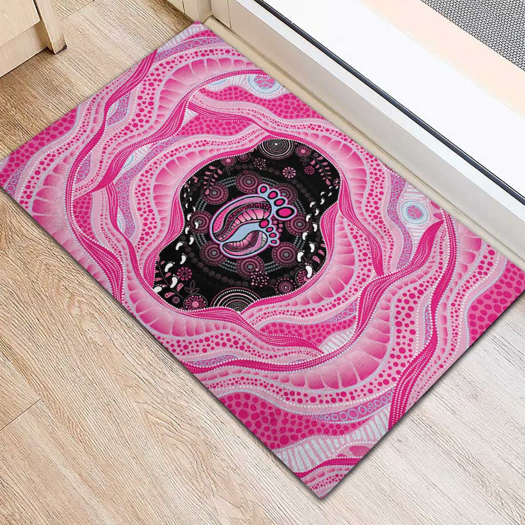 Australia Mother's Day Rubber Doormat Best Mum Ever Pink Version