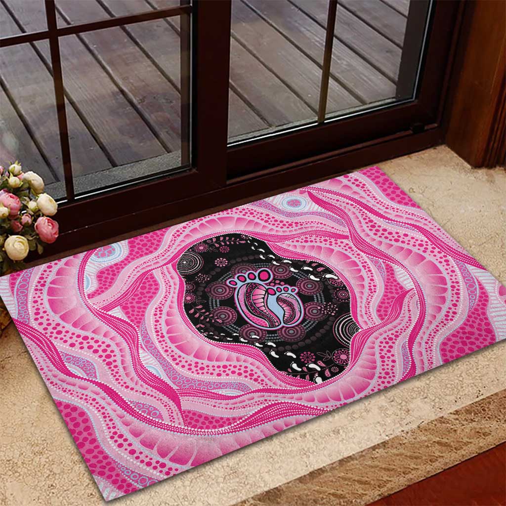 Australia Mother's Day Rubber Doormat Best Mum Ever Pink Version