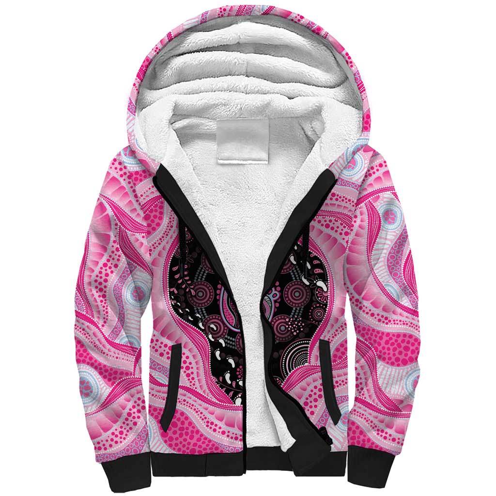 Australia Mother's Day Sherpa Hoodie Best Mum Ever Pink Version
