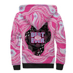 Australia Mother's Day Sherpa Hoodie Best Mum Ever Pink Version