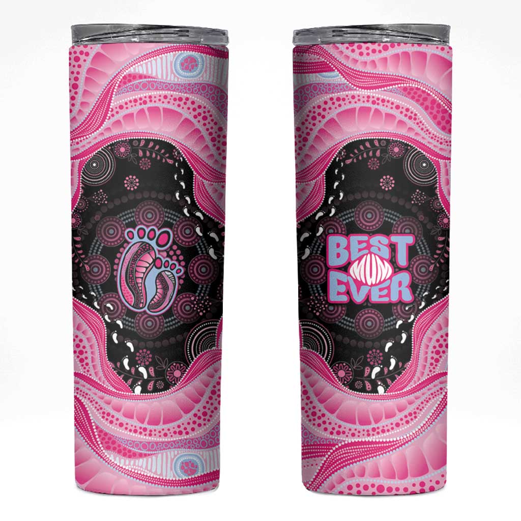 Australia Mother's Day Skinny Tumbler Best Mum Ever Pink Version