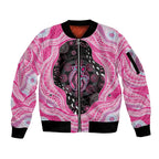 Australia Mother's Day Sleeve Zip Bomber Jacket Best Mum Ever Pink Version