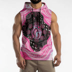 Australia Mother's Day Sleeveless Hoodie Best Mum Ever Pink Version