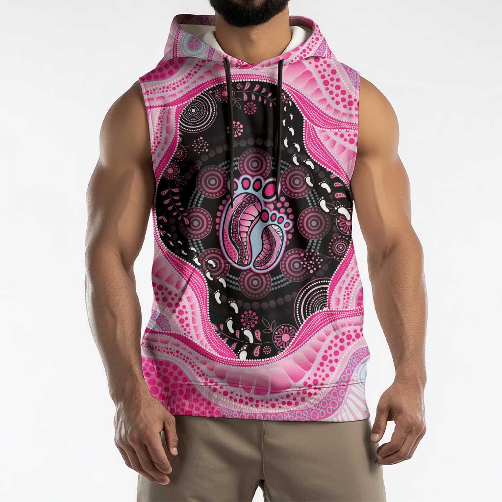 Australia Mother's Day Sleeveless Hoodie Best Mum Ever Pink Version