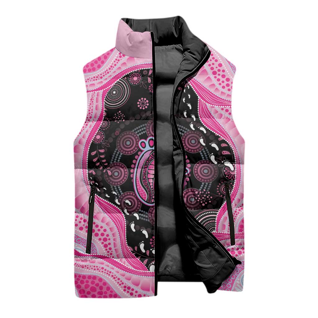 Australia Mother's Day Sleeveless Puffer Jacket Best Mum Ever Pink Version