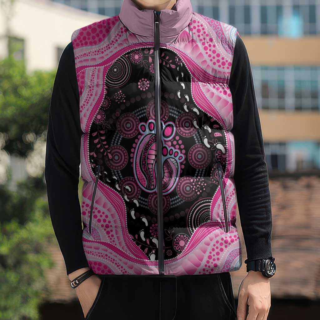 Australia Mother's Day Sleeveless Puffer Jacket Best Mum Ever Pink Version