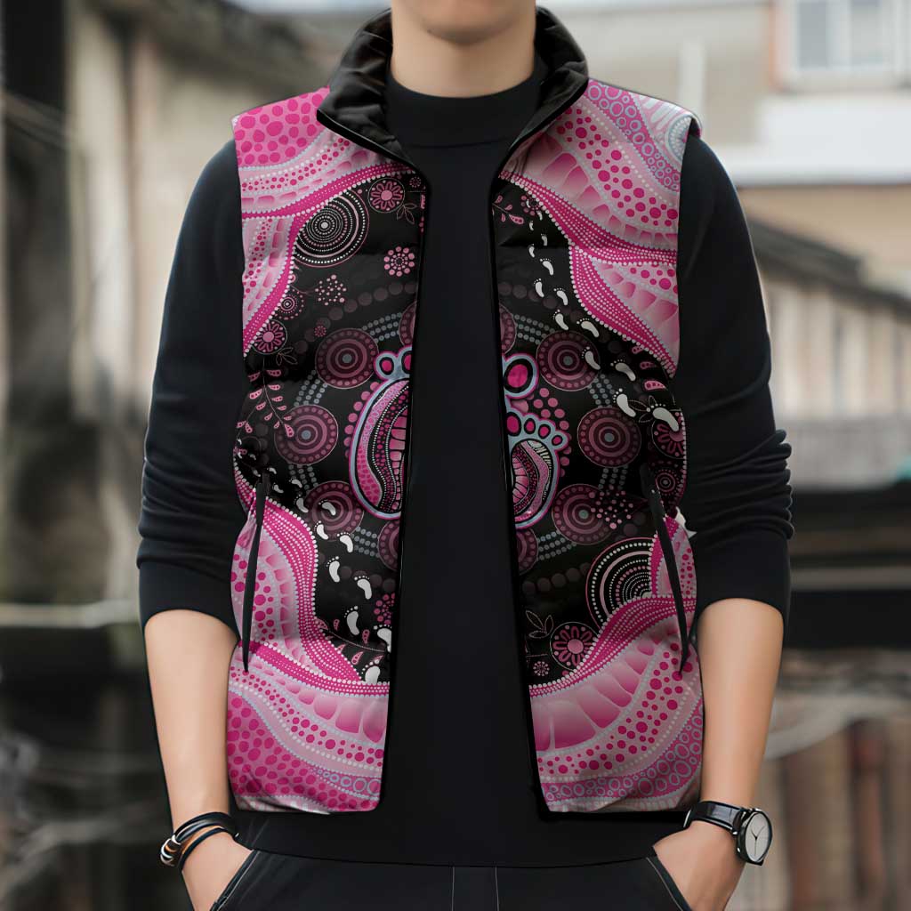Australia Mother's Day Sleeveless Puffer Jacket Best Mum Ever Pink Version
