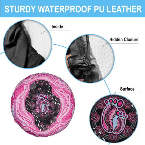 Australia Mother's Day Spare Tire Cover Best Mum Ever Pink Version