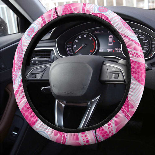 Australia Mother's Day Steering Wheel Cover Best Mum Ever Pink Version
