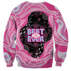 Australia Mother's Day Sweatshirt Best Mum Ever Pink Version