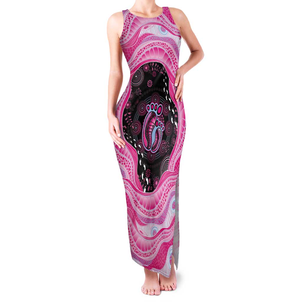 Australia Mother's Day Tank Maxi Dress Best Mum Ever Pink Version
