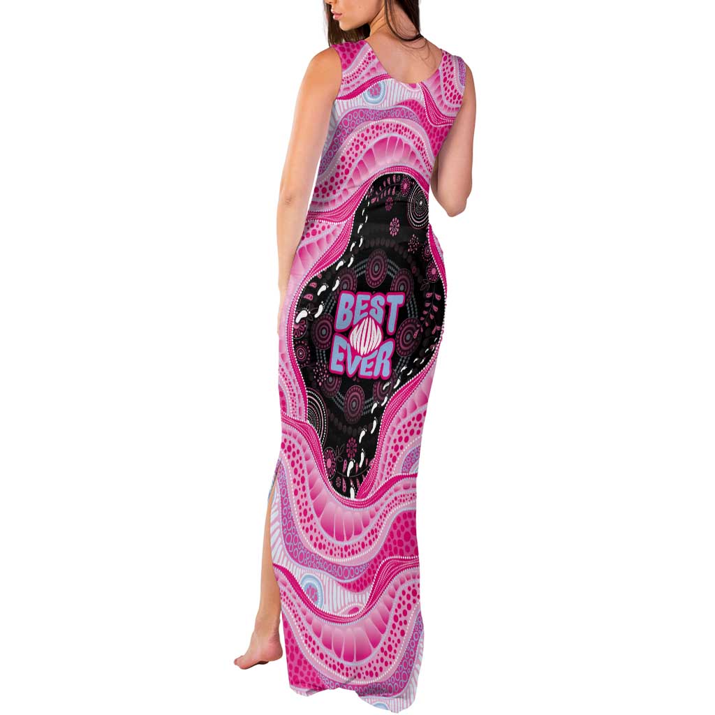 Australia Mother's Day Tank Maxi Dress Best Mum Ever Pink Version
