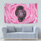 Australia Mother's Day Tapestry Best Mum Ever Pink Version