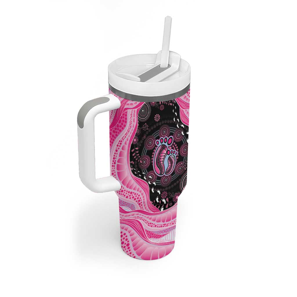 Australia Mother's Day Tumbler With Handle Best Mum Ever Pink Version