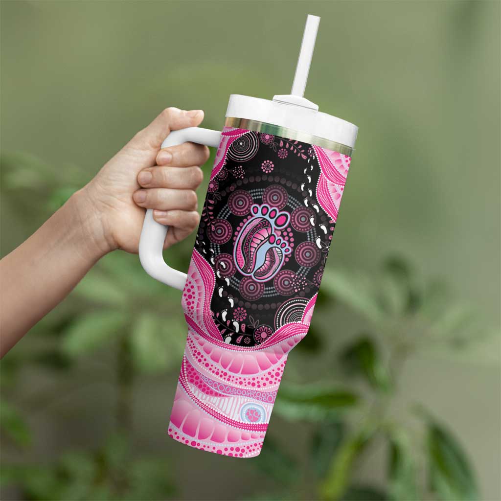 Australia Mother's Day Tumbler With Handle Best Mum Ever Pink Version