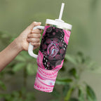 Australia Mother's Day Tumbler With Handle Best Mum Ever Pink Version