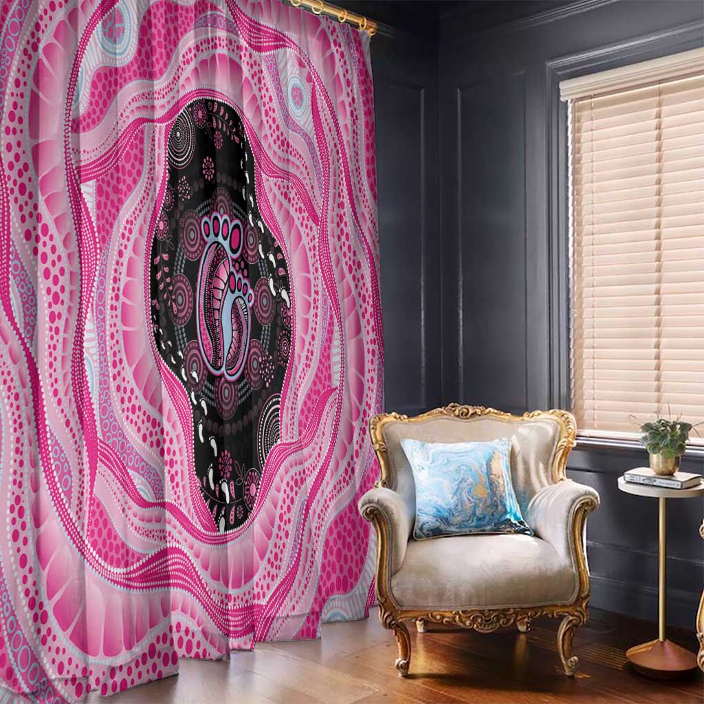 Australia Mother's Day Window Curtain Best Mum Ever Pink Version