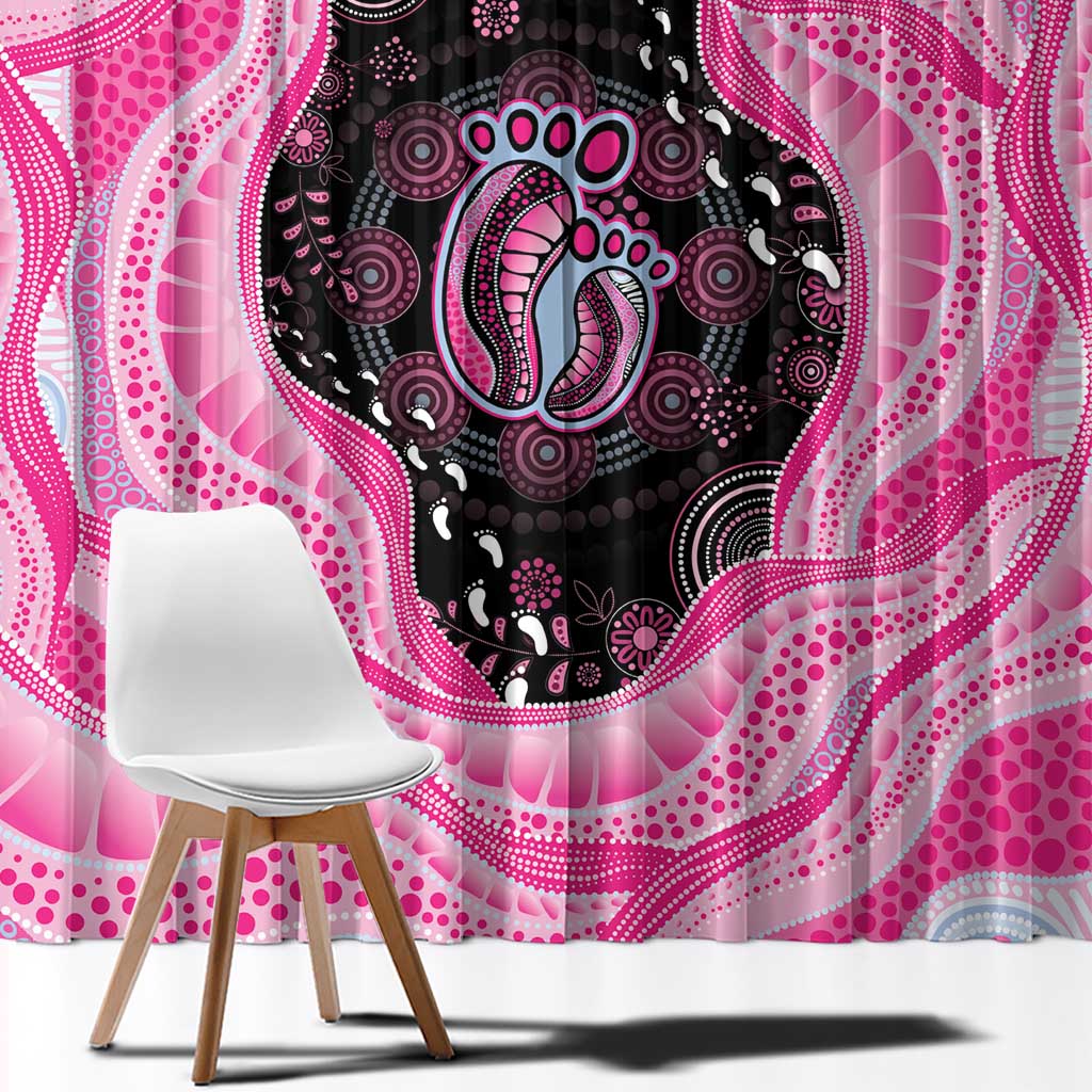 Australia Mother's Day Window Curtain Best Mum Ever Pink Version