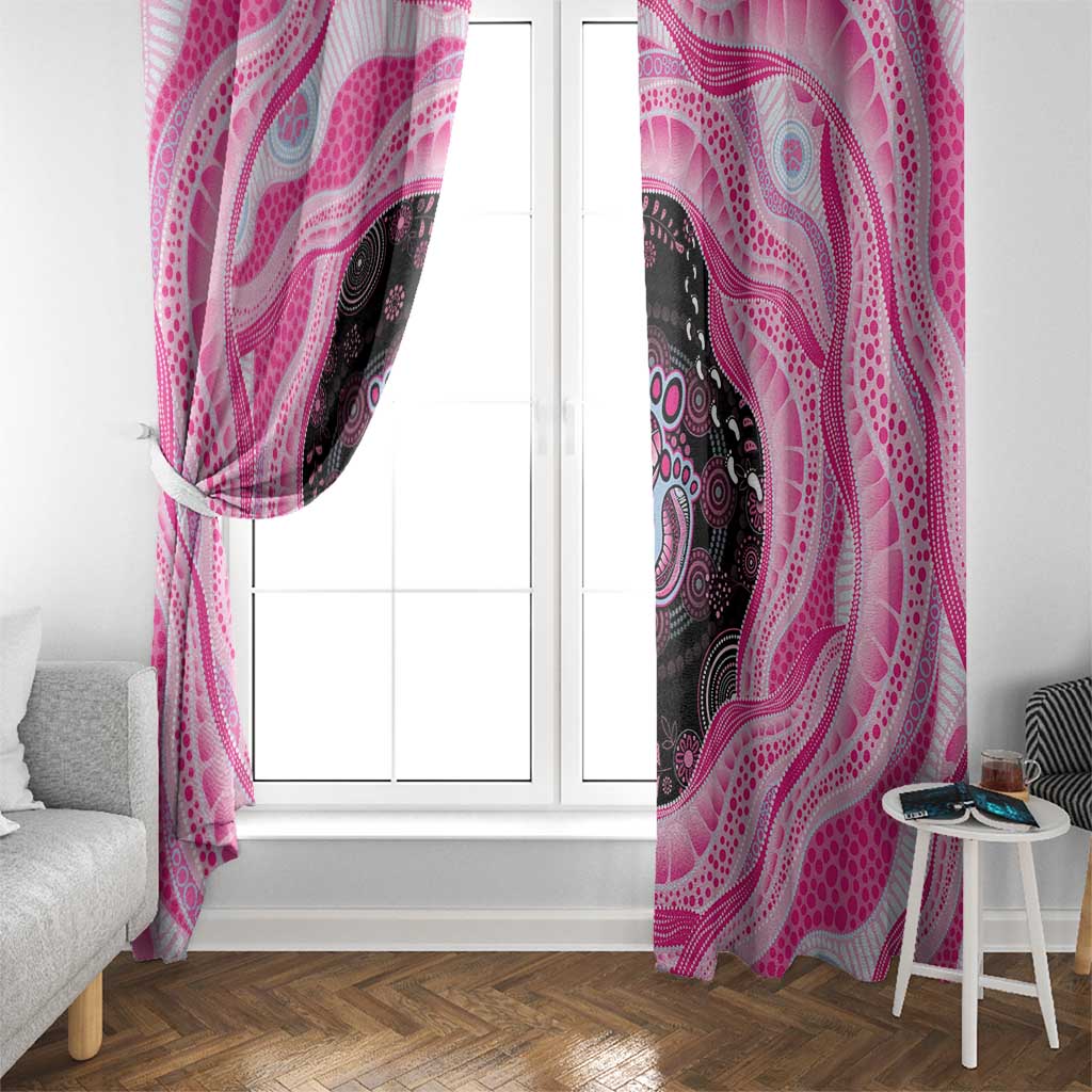 Australia Mother's Day Window Curtain Best Mum Ever Pink Version